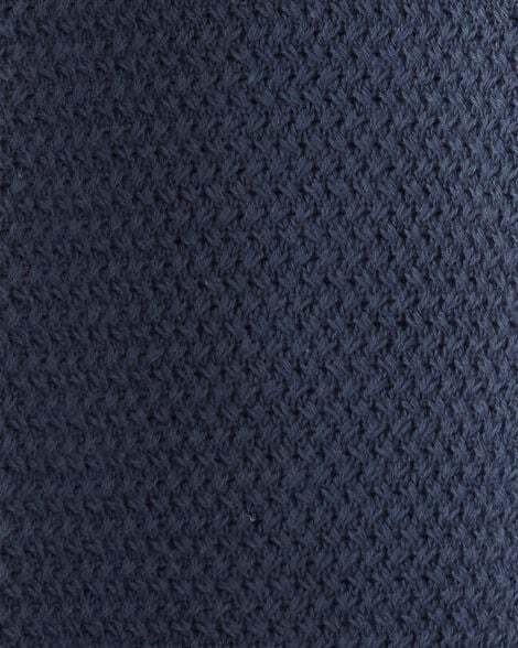 Toddler Organic Cotton Sweater Knit Polo Shirt