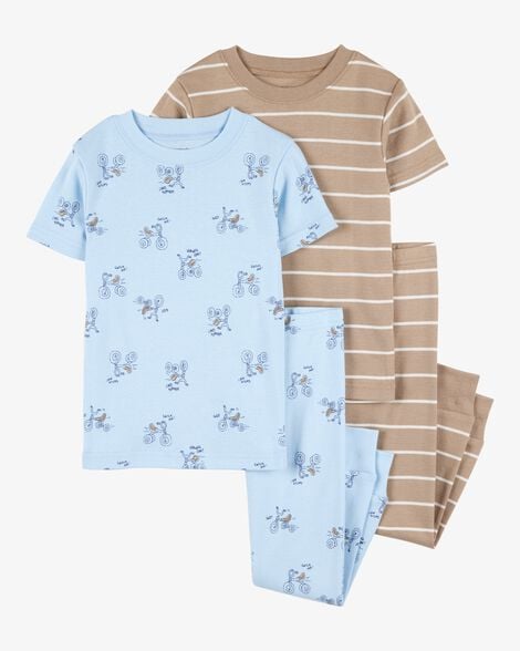 Product image 1 of Baby 4-Piece Snacks Cotton Pajamas