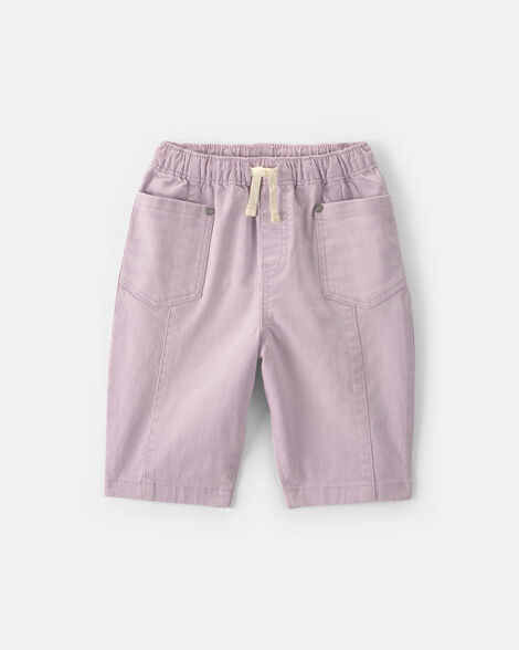 Baby Girl Barrel Pants - Purple