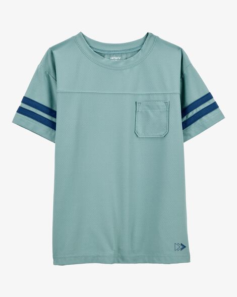  Product image 1 of Kid Striped Short-Sleeve Tee - Green