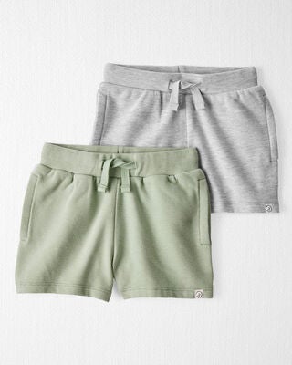 Product image 1 of Toddler 2-Pack Organic Cotton Shorts