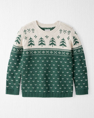 Organic Cotton Cable Knit Sweater