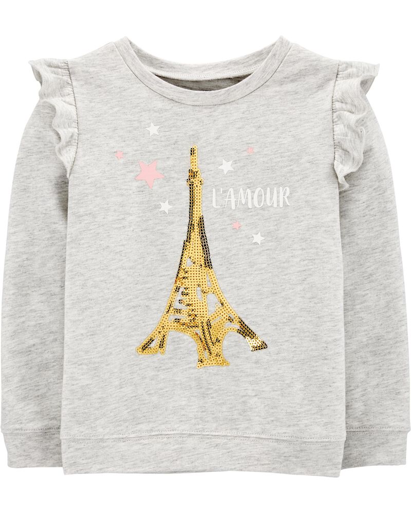 Eiffel Tower Ruffle Pullover Carters Com