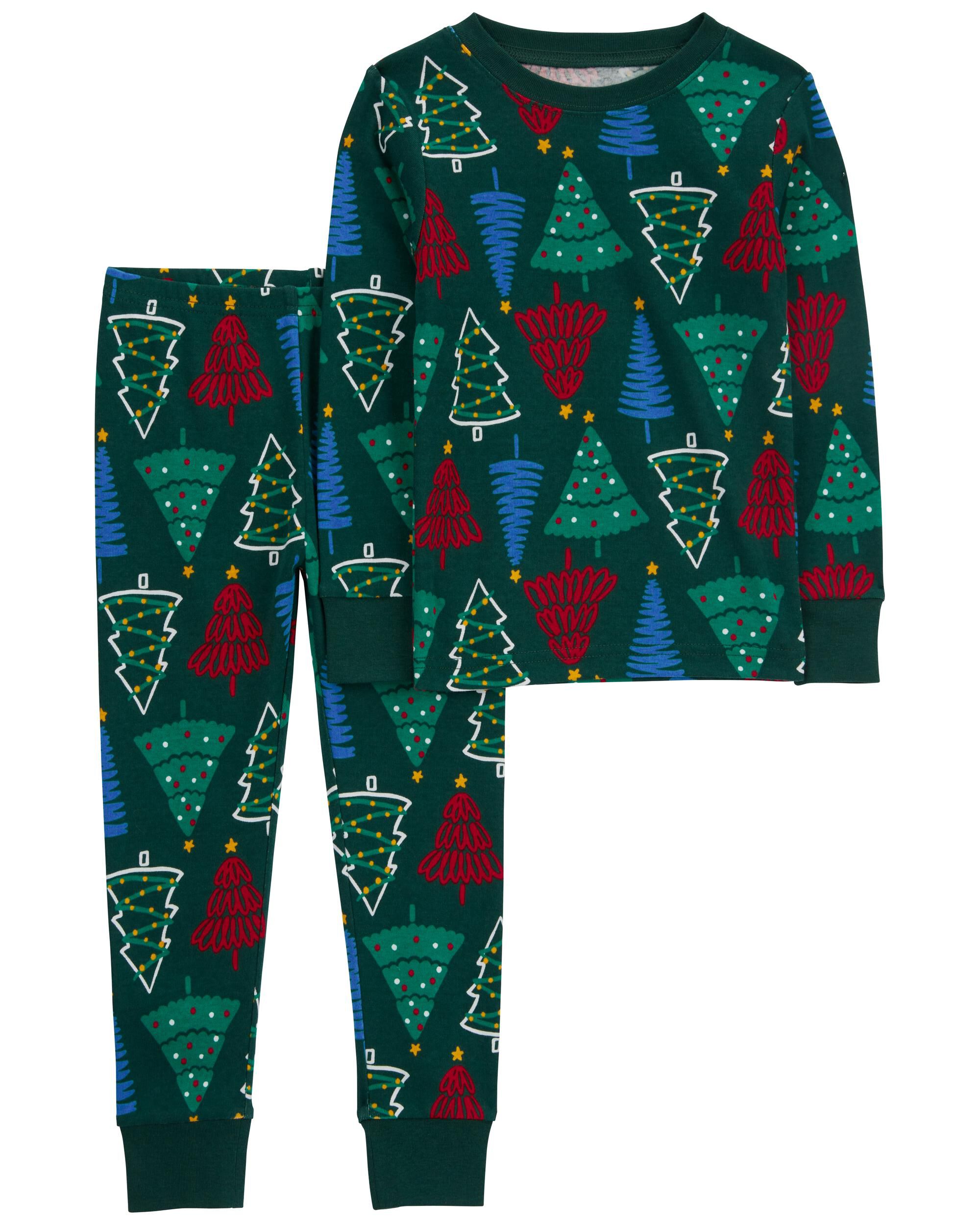 Baby 2 Piece Christmas Tree 100 Snug Fit Cotton Pajamas