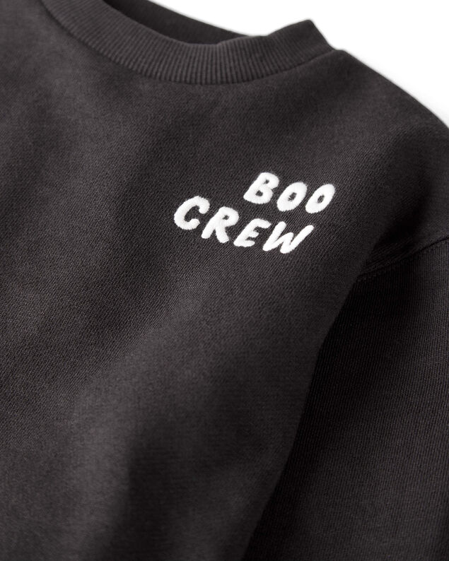Product image 2 of Toddler Organic Cotton Boo Crew Sweatshirt
