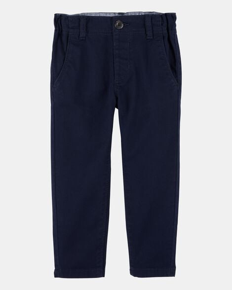 Toddler Slim Tapered Chino Pants - Navy