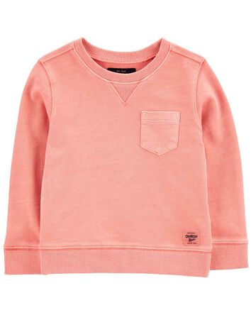 Baby French Terry Lined Pocket Pullover