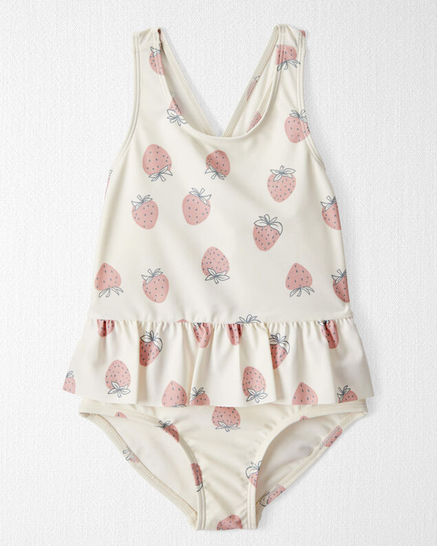 Product image 1 of Toddler Girl Recycled Strawberry-Print Swimsuit