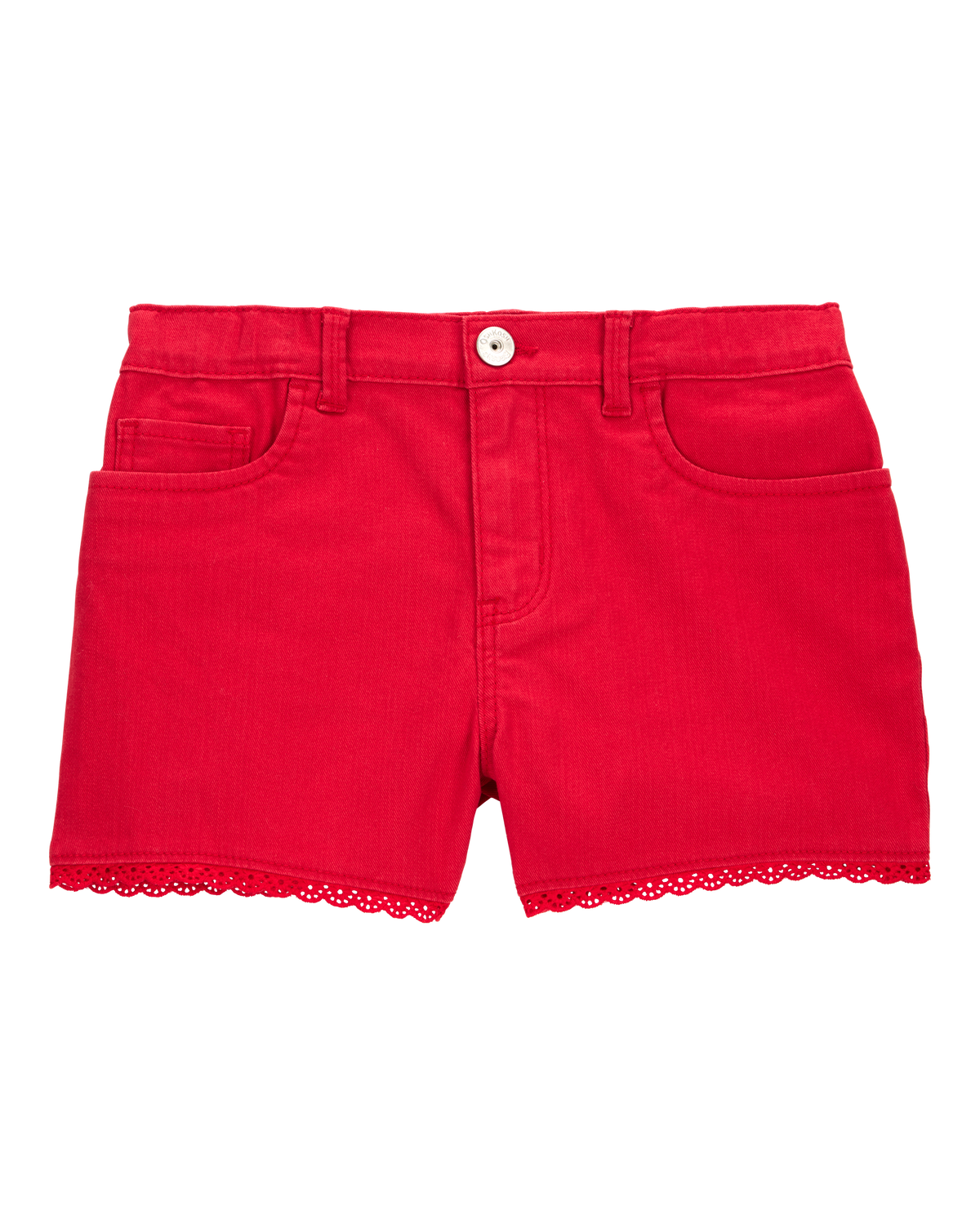 Kid Iconic Eyelet Shorts - Red - OshKosh | Carter's