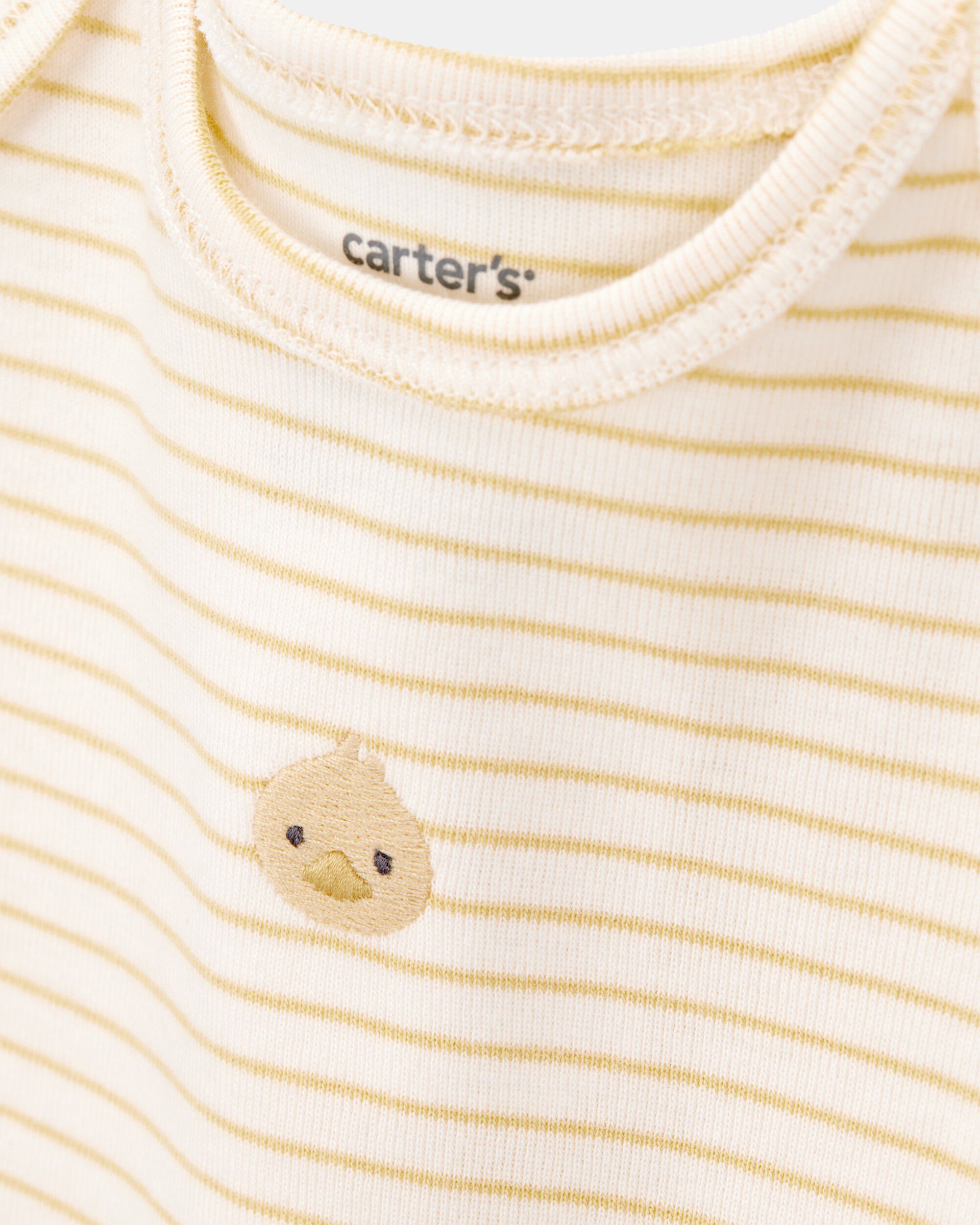 Baby 3-Piece Duck Little Cardigan Set - Ivory