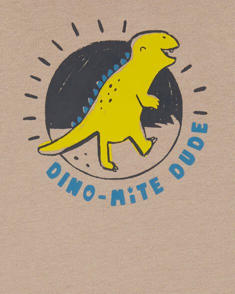  Product image 4 of Baby Dino-Mite Dude Dinosaur Long-Sleeve Bodysuit