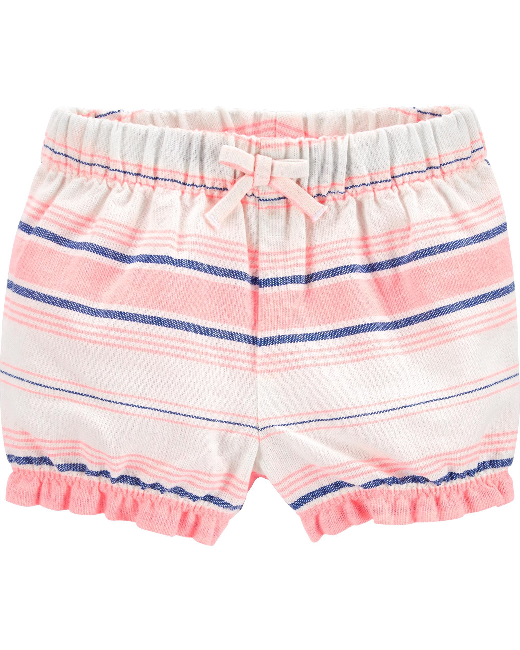Carters Baby Girls Fruity Tumbling Shorts 12 Months Blue