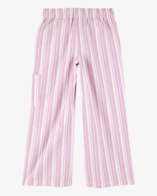 Product image 2 of Kid Striped Drawstring Pants - Pink