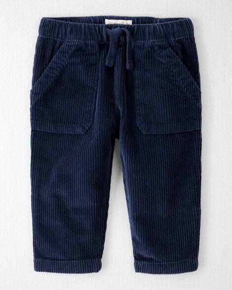 Baby Organic Cotton Corduroy Drawstring Pants
