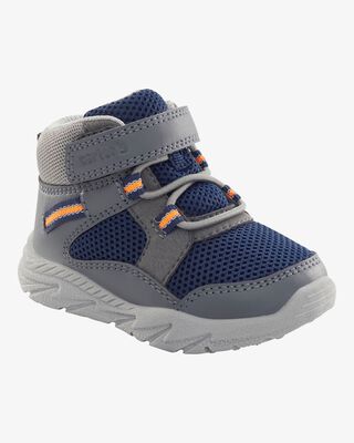 Product image 1 of  Every Step® First Walker  High-Top Athletic Sneakers - Grey/Navy