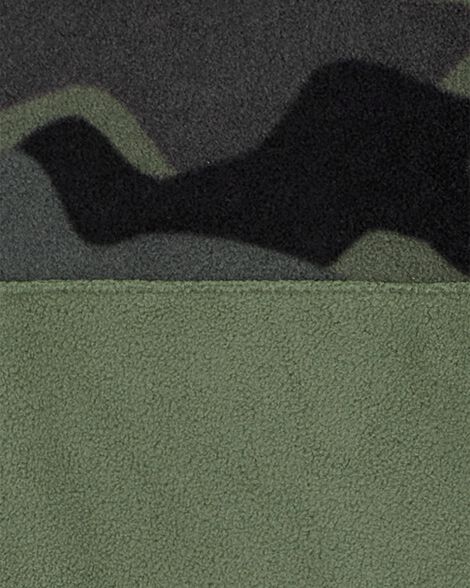  Product image 2 of Kid Camo Print Quarter-Zip Microfleece Pullover