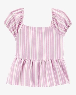 Kid Smocked Iconic Denim Dress - Blue