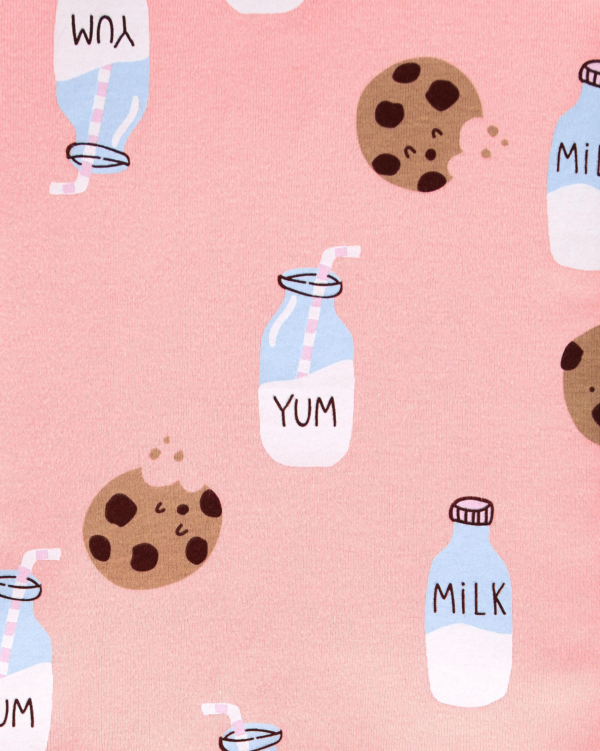Baby 4 Piece Milk and Cookies Pajama Set Carter s Carter s