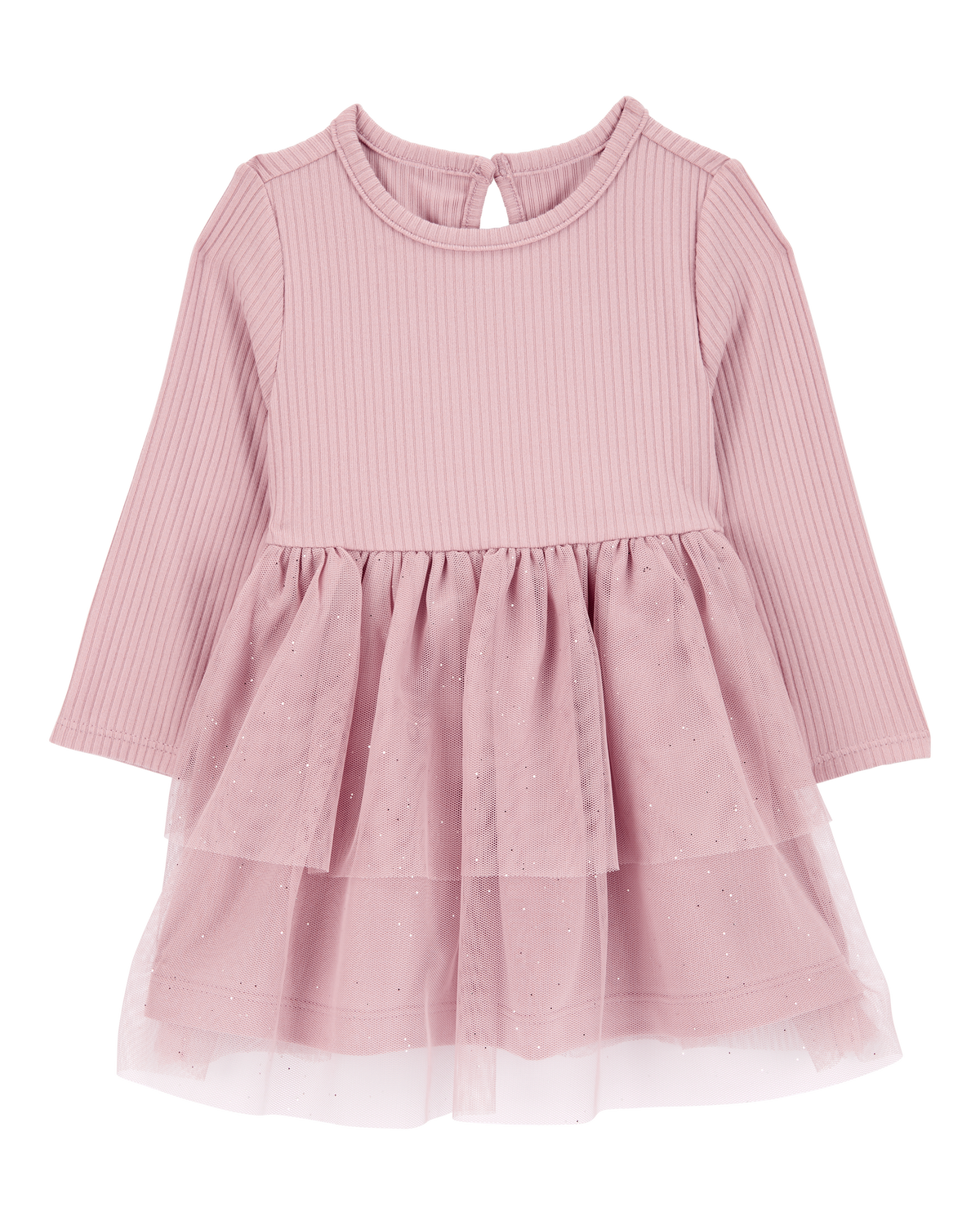 ワンピース bonjourdiary pink heart tulle tunic 8y tutu-du-monde-girls-coral-pink