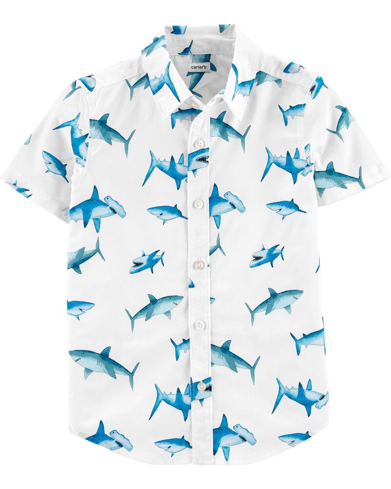 Shark Button-Front Shirt | carters.com