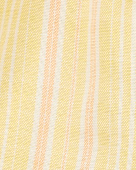  Product image 3 of Kid Striped Linen Look-Alike Sun Short - Yellow