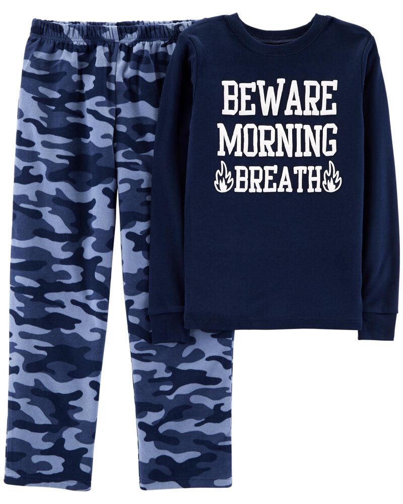 2 Piece Camo Cotton Fleece Pjs Carters Com