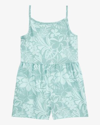 Product image 1 of Kid Tropical Floral Tank Romper