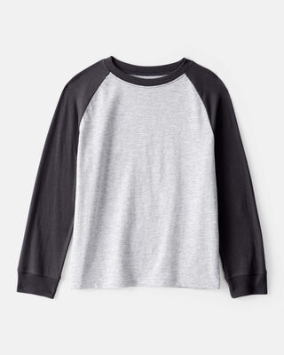 Boys Striped Long-Sleeve Tee - Ivory