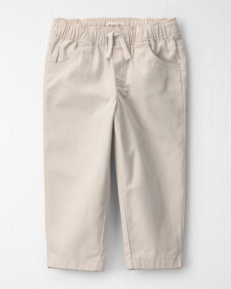 Toddler Organic Cotton Baggy Twill Pants