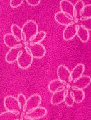 Pink - Kid 2-Piece Pink Floral Fleece Pullover Set, Selected