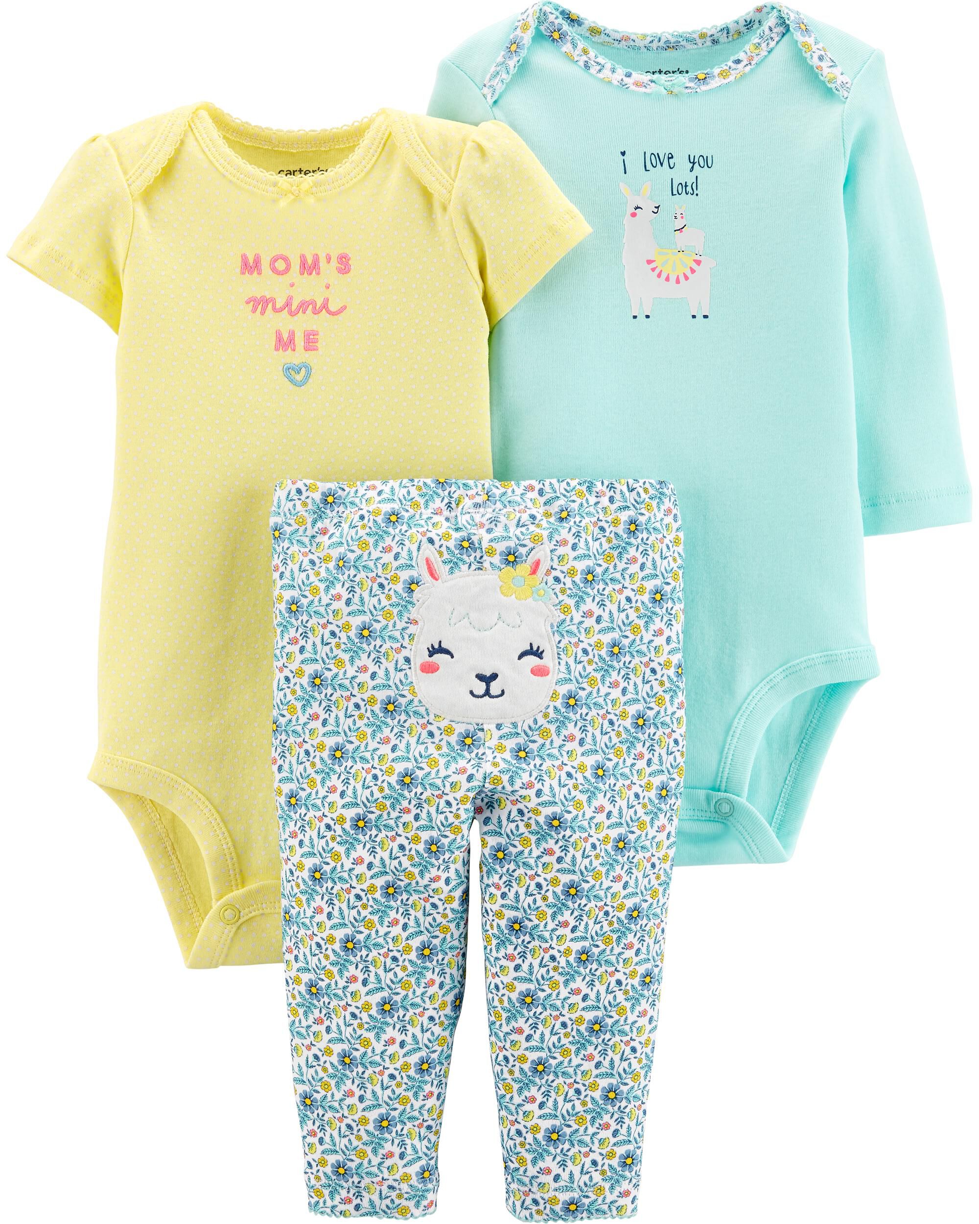 Carter/'s Girls 4 Piece Mix and Match Short Set NEW