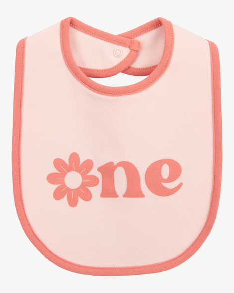 baby 1st birthday teething bib