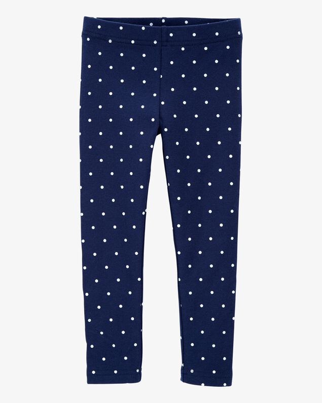Product image 1 of Baby Polka Dot Cotton Stretch Leggings
