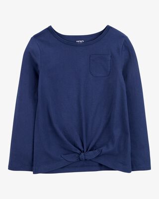 Product image 1 of Kid Tie-Front Jersey Tee