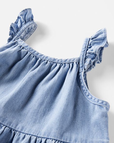  Product image 3 of Toddler Organic Cotton Chambray Dress