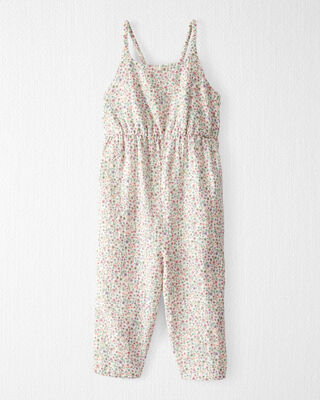 Product image 1 of Toddler Organic Cotton Gauze Floral-Print Jumpsuit