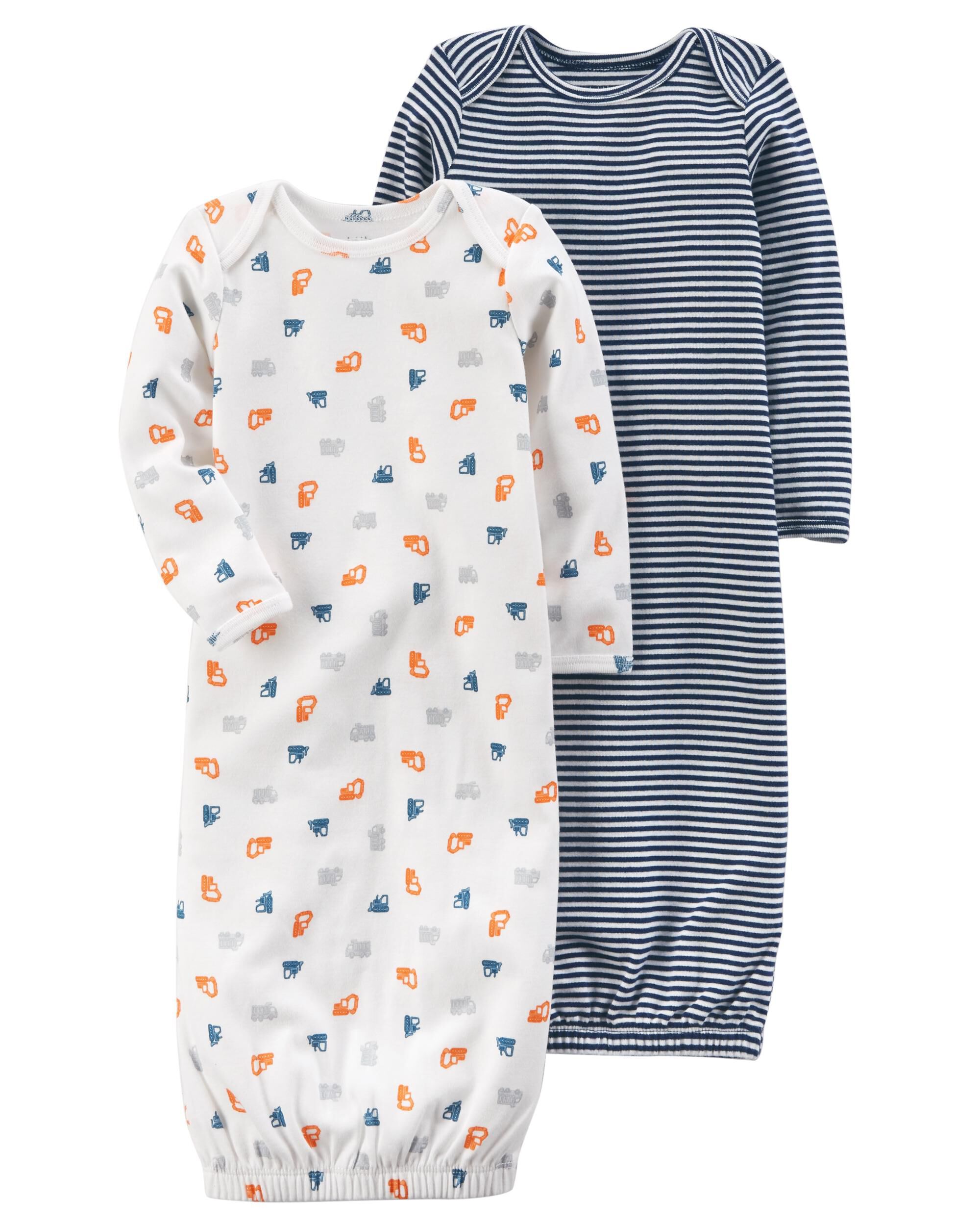 organic baby sleep gowns