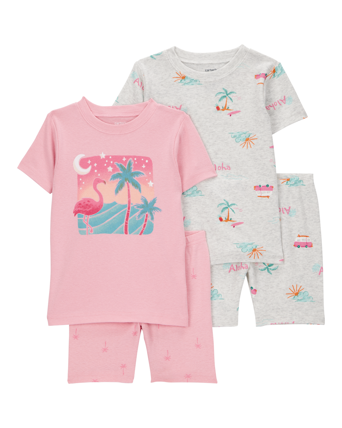 【ELBORN】Rosie Pajama Shorts SET Ribbons and Bows Pajama Shorts - Pink – Hazel & Olive