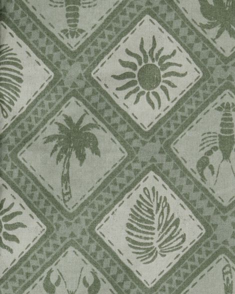 Product image 2 of Baby Tile Print Button-Down Shirt - Green
