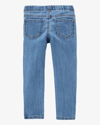 Product image 2 of Toddler Light Wash Elastic-Waist Jeggings