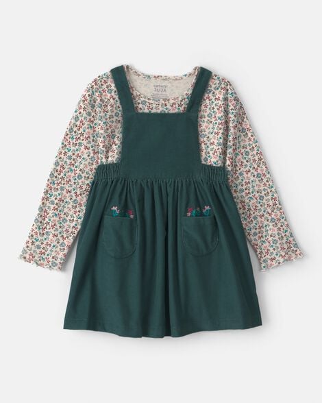 Girls Long Sleeve Floral Dresses
