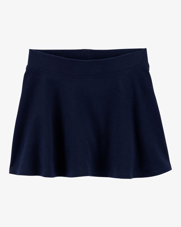 Product image 1 of Toddler Ponte Knit Uniform Skort - Navy