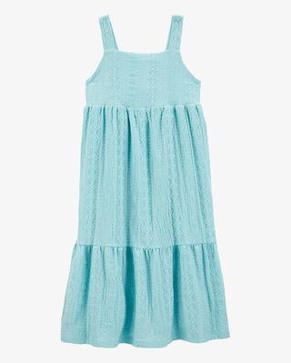 Product image 1 of Kid Tiered Textured Midi Dress