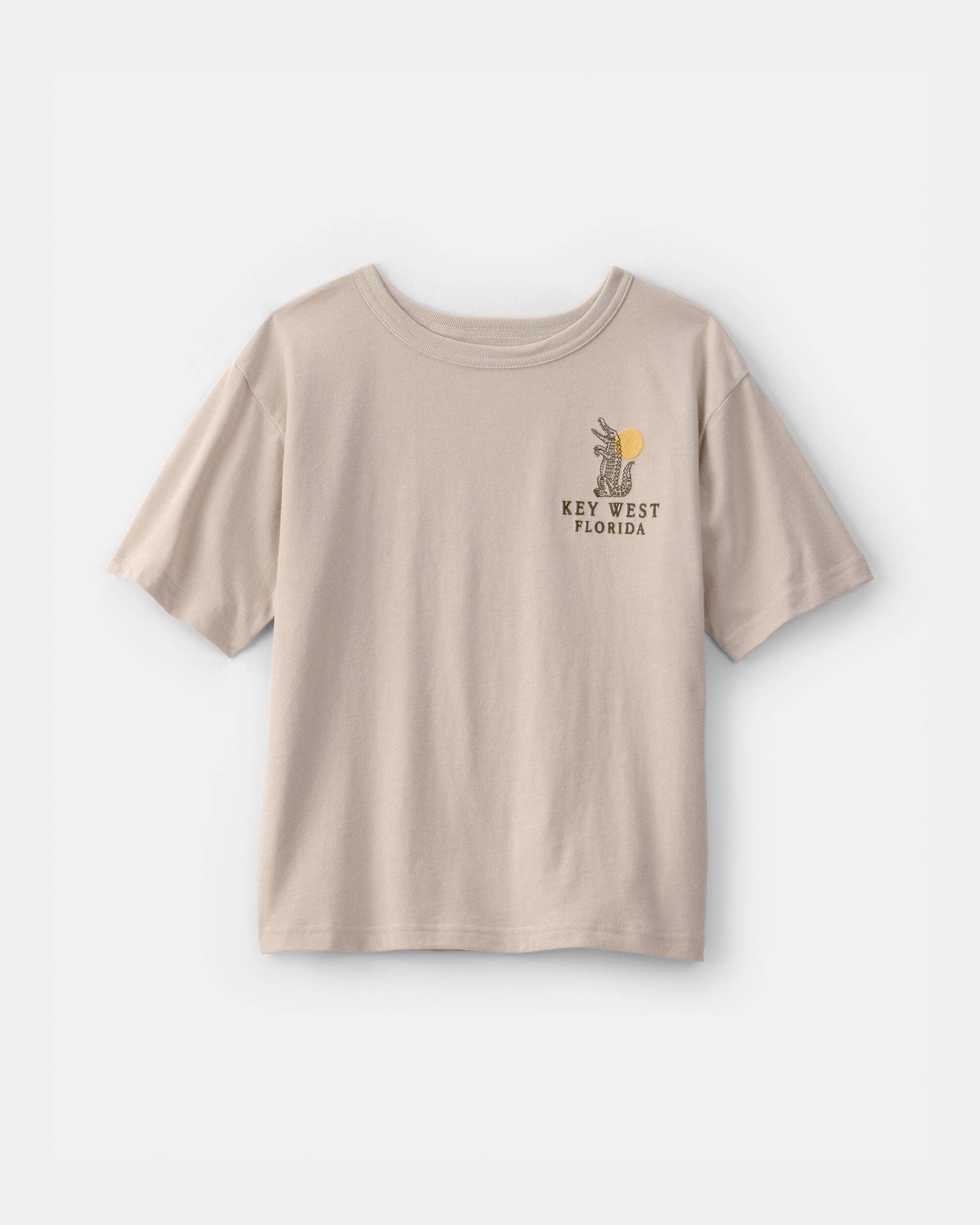 OshKosh Bgosh Boys Key West Graphic Tee 10 Beige 10$