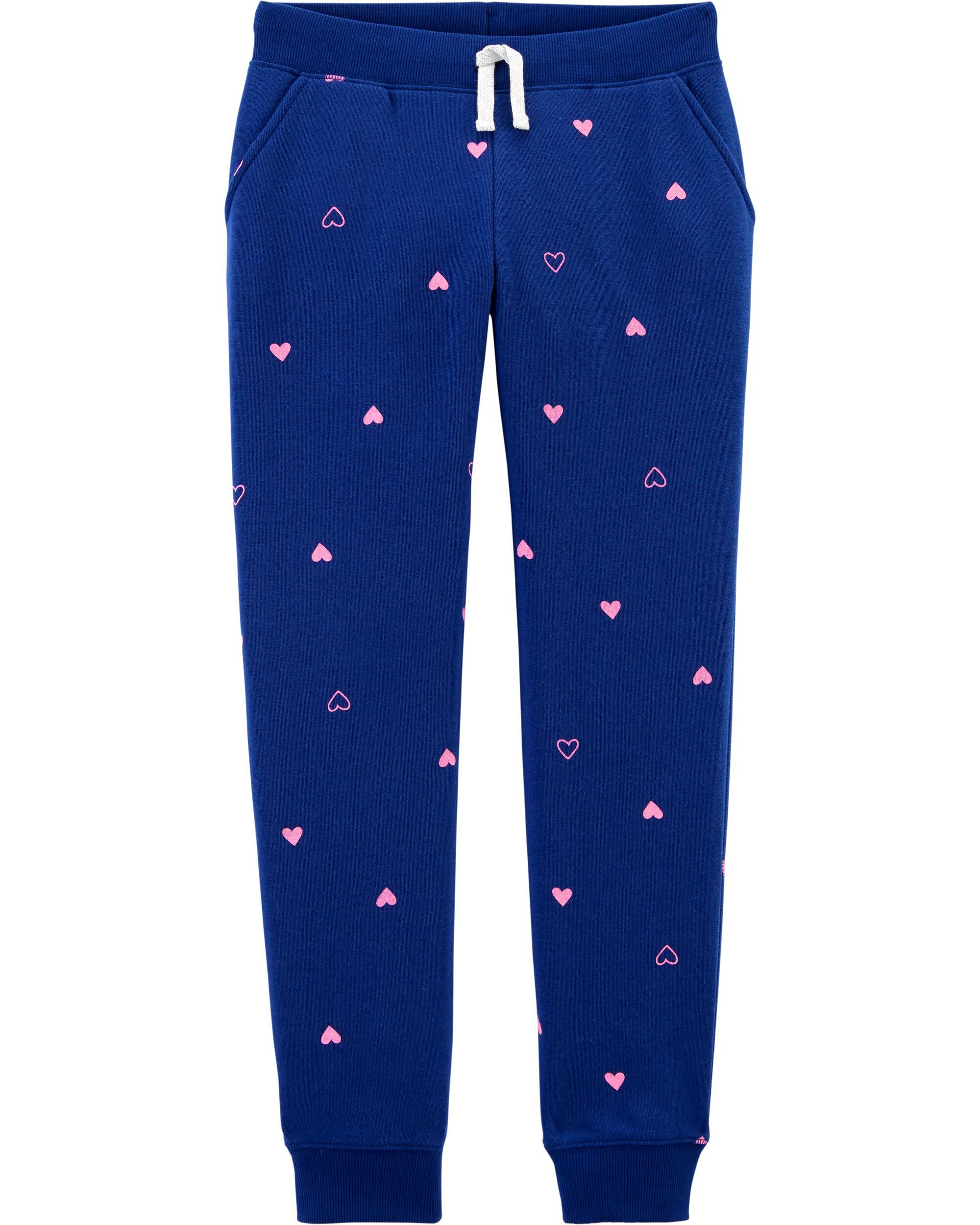 *CLEARANCE* Heart Fleece Pants