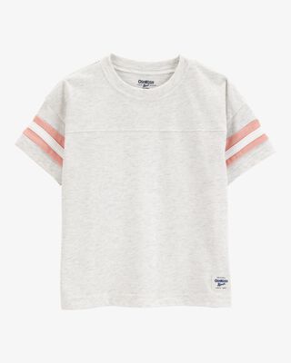 Product image 1 of Toddler Short-Sleeve Striped Tee - Grey