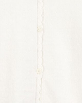 Product image 2 of Kid Scalloped Trim Cardigan Sweater - Ivory