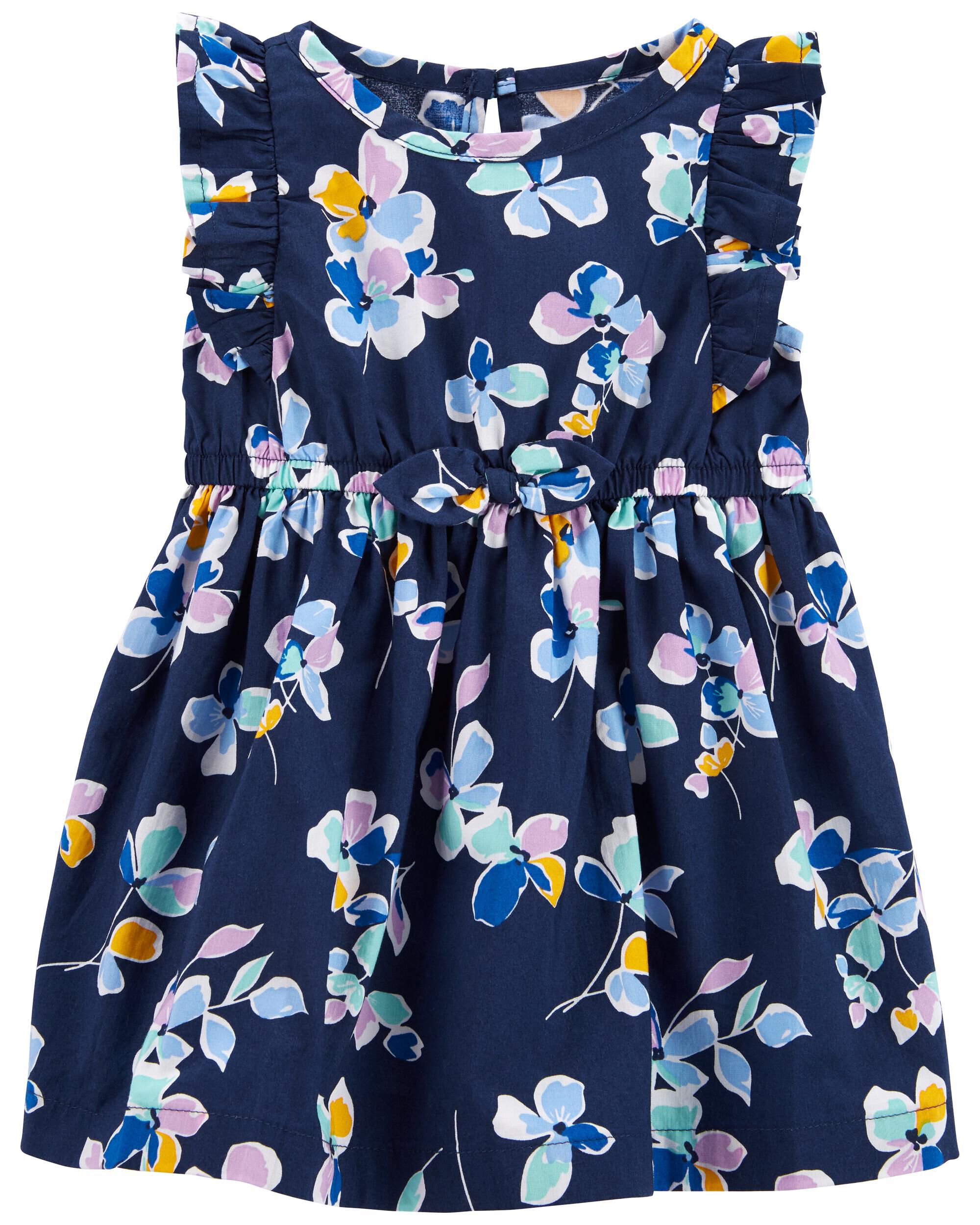 carters navy blue dress