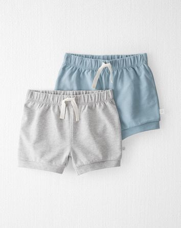 Toddler 2-Pack Organic Cotton Shorts