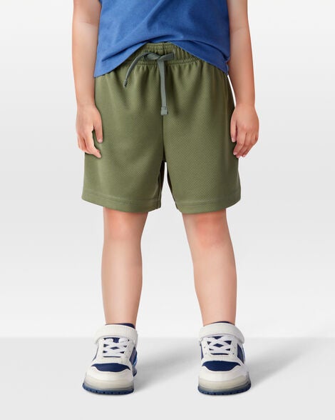 Product image 2 of Toddler Active Mesh Shorts - Green